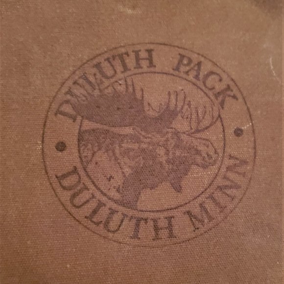 Duluth Pack Khaki Canvas Drawstring Knapsack Rucksack - NWT - Picture 2 of 6